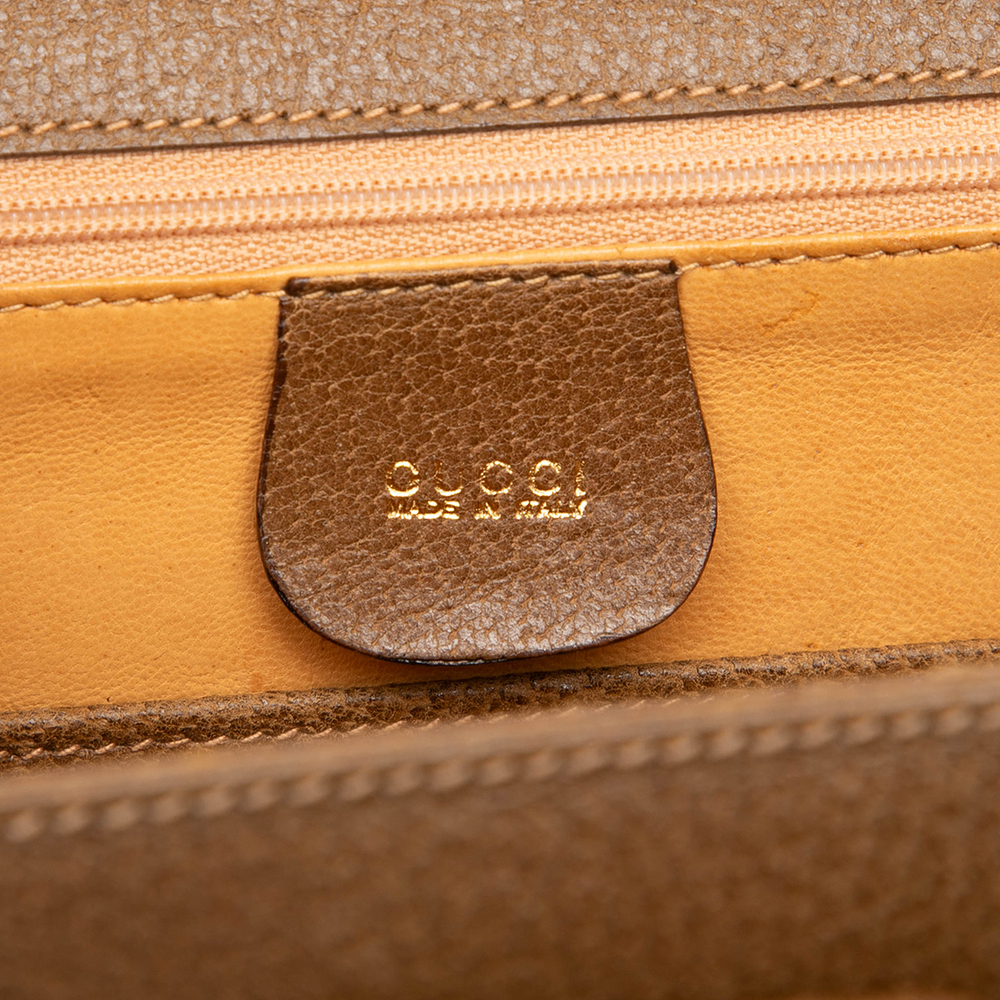 Pre-Loved Gucci Small Grained Calfskin Bamboo Night - Picture 5 of 7